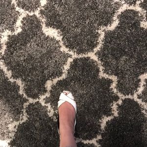 Alfani white slingback pumps